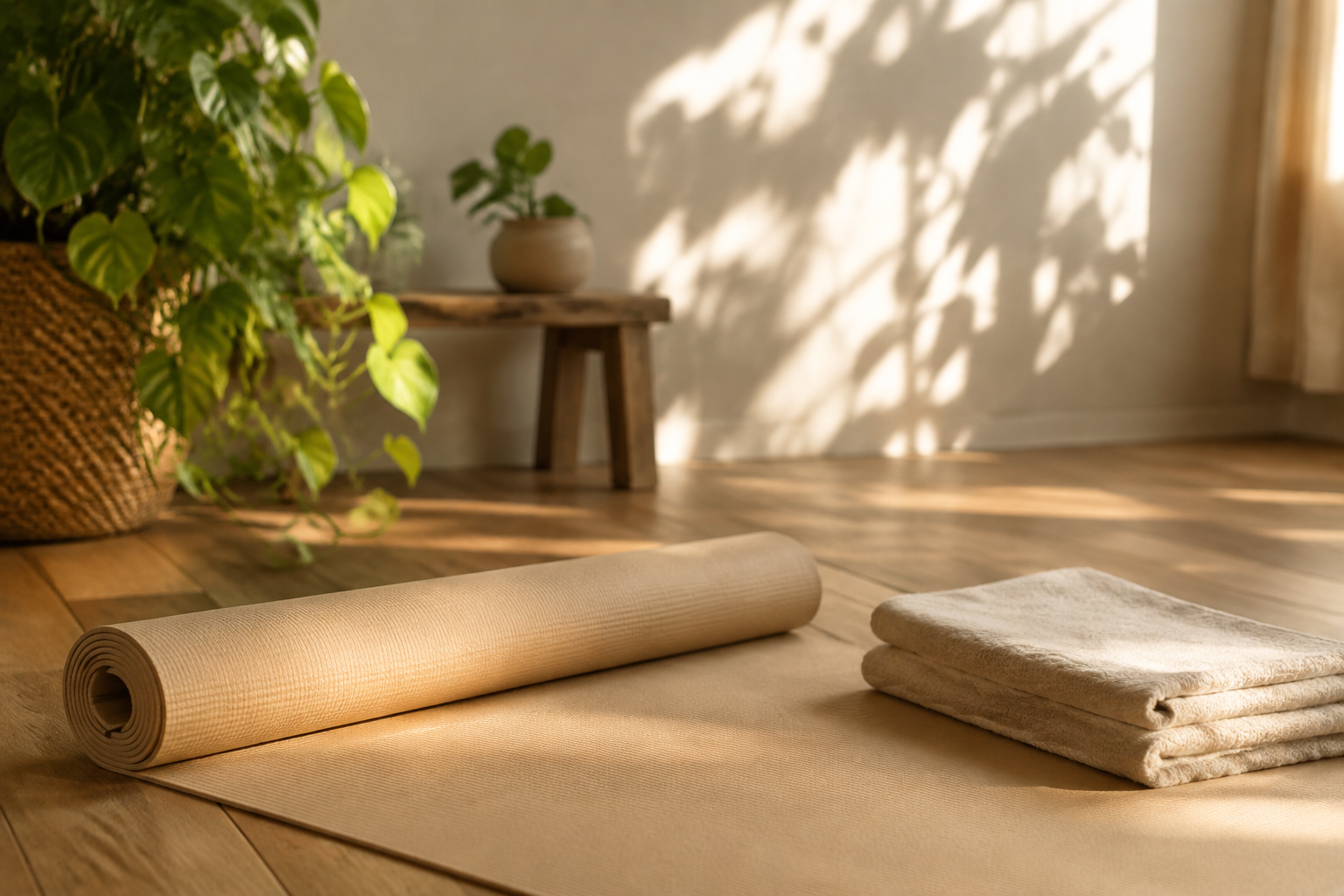 Yoga del mattino a casa